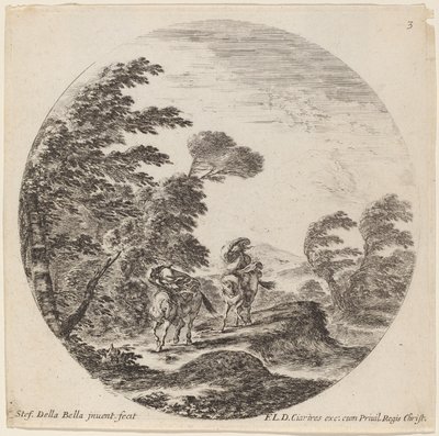 paisagem de Stefano della Bella