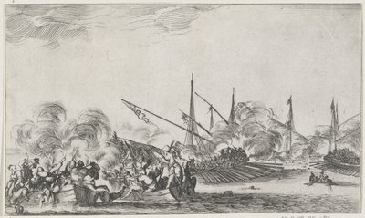 Batalha Naval
Desempenhos marítimos (título da série)
Suite de huit marines (título da série) de Stefano della Bella