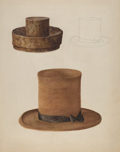 chapéu de palha do homem de Stella Mosher