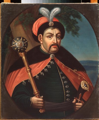 Portrait du hetman (comandante) cosaque d