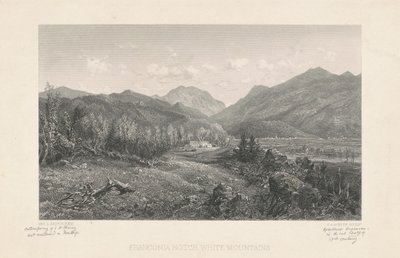 Franconia Notch, Montanhas Brancas de Stephen Alonzo Schoff, after George L. Brown