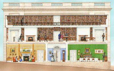Armagh Robinson Library, Armagh, N.away001 (tinta e aguarela) de Stephen Conlin