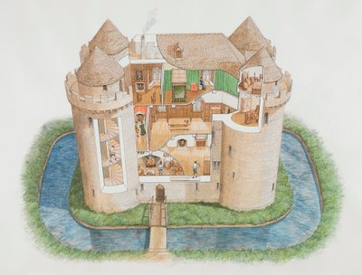 Castelo Nunney, Somerset, 2006 de Stephen Conlin