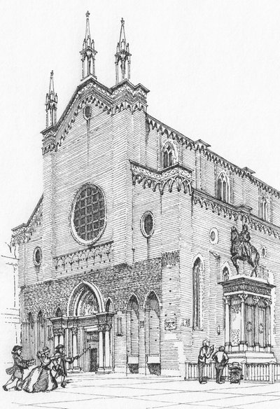 A Igreja dos Santos Zanipolo, Veneza de Stephen Conlin