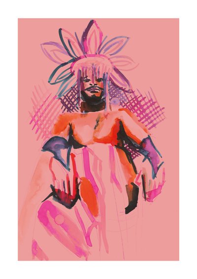 Rainha Mãe da Casa de Mandella, 2023 (digital) de Stephen Dow