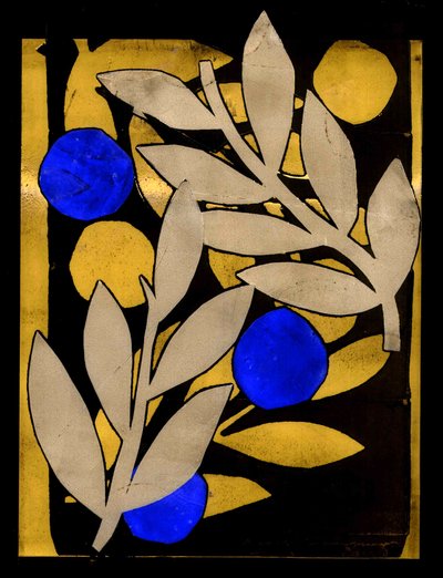 Sicília IV escuro, 2017 (digital a partir de collagraph) de Stephen Dow