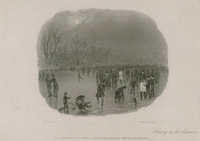 Patinando na serpentina, Hyde Park, Londres de Stephen Pearce