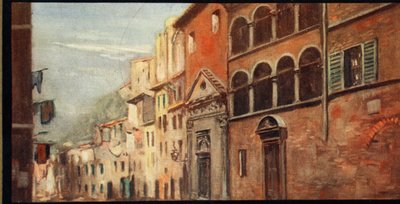 Casa de Santa Catarina, Sienna, ilustração de 