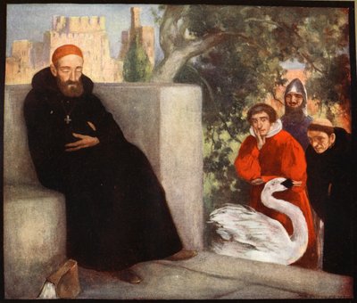 Saint Hugh of Lincoln and the Swan, ilustração de 