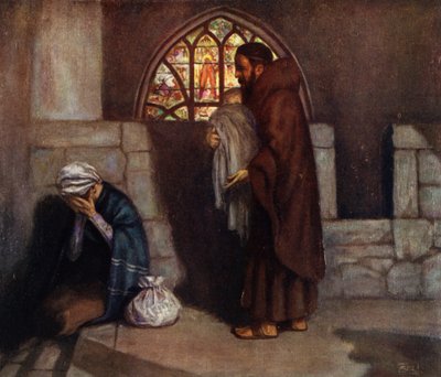 O Primeiro Irmão da Caridade, São João de Deus (lito a cores) de Stephen Reid