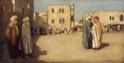 The Market Place, Belém (lito a cores) de Stephen Reid