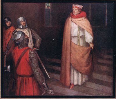 O Martírio de São Tomás (cor litho) de Stephen Reid