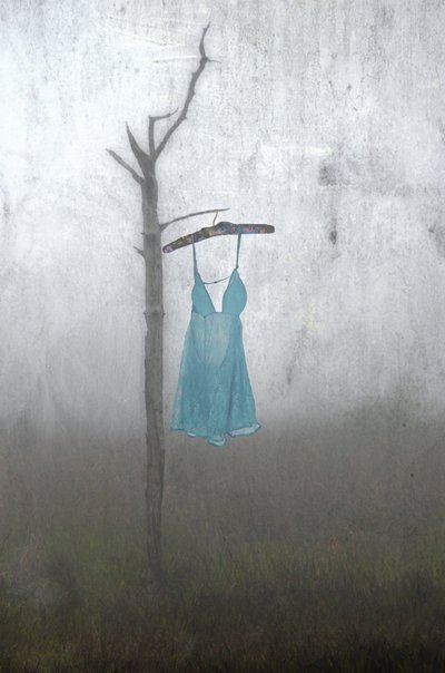 Vestido Azul Nebuloso de Steven Gibson