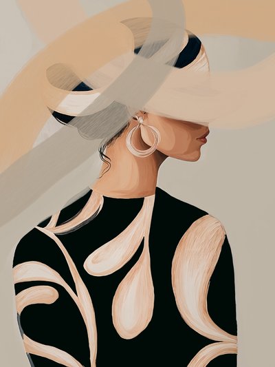 Retrato de moda abstrato de Studio Palette