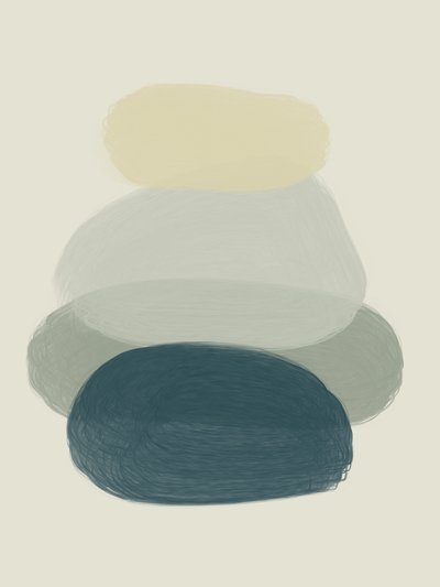 Pilha de Pedras da Calma de Studio Palette