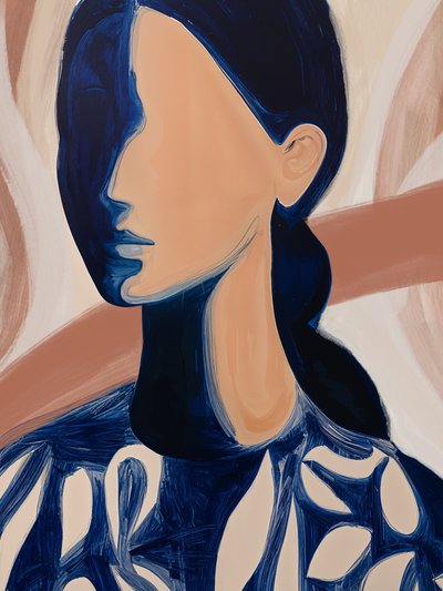 Perfil Azul Elegante de Studio Palette