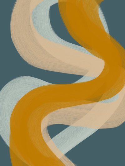 Curvas abstratas fluidas de Studio Palette