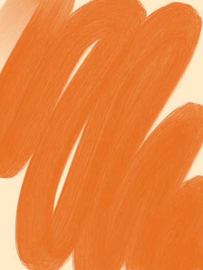 Pincelada Laranja - Abstrato de Studio Palette