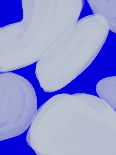Formas Azuis Orgânicas de Studio Palette