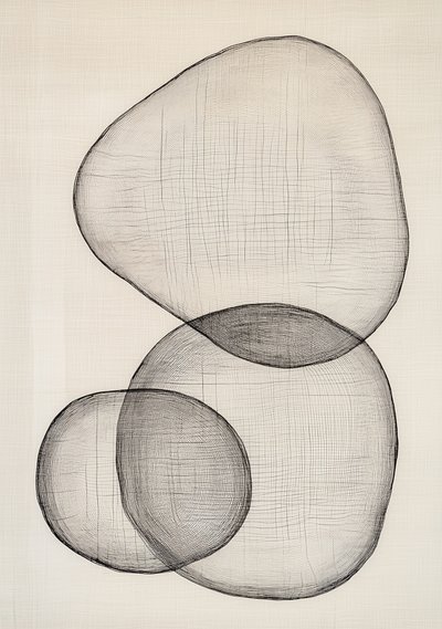 Formas abstratas sobrepostas de Studio Palette