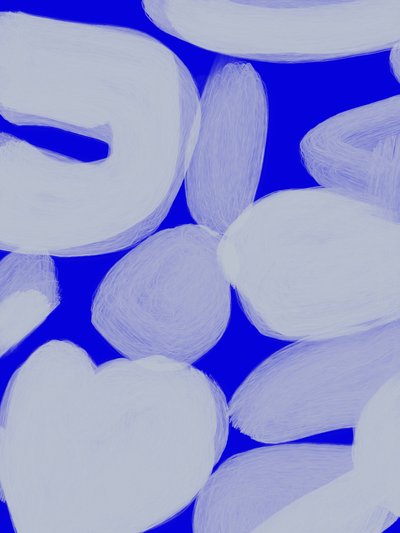 Formas abstratas em azul sereno de Studio Palette