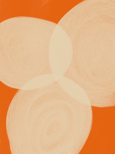 Formas serenas em laranja de Studio Palette
