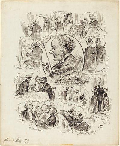 Dias com Celebridades: Sr. Millais, R.A. de Studio of Alfred Bryan