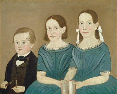A Geração Jovem, c.1850 (óleo sobre tela) de Sturtevant J. Hamblin