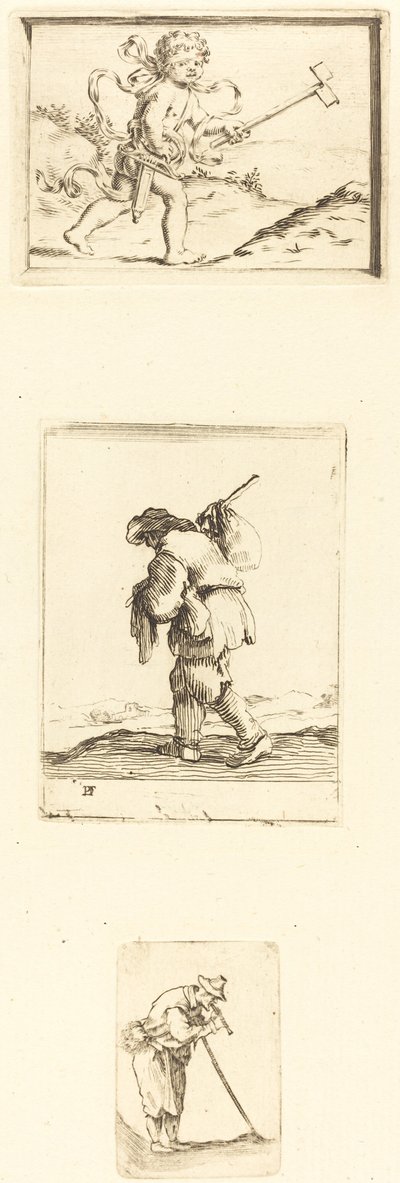 Folha de gravuras de Style of Jacques Callot