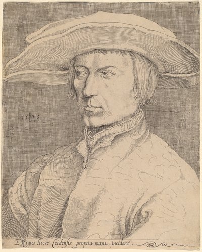 Auto-retrato de Style of Lucas van Leyden after Albrecht Dürer