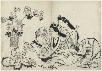 Desempenho erótico
Hana ni Yosurukyo (título da série) de Sugimura Jihei (attributed to)