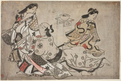 O amante insistente, de uma série sem título de estampas eróticas de Sugimura Jihei