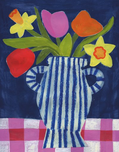 Flores vibrantes da primavera de Susan Black