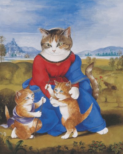 Ilustração de Cats Galore! Um Compêndio de Gatos Cultivados (pub. 2015) de Susan Herbert