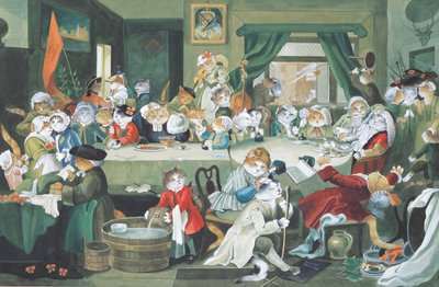 Ilustração de Cats Galore! Um Compêndio de Gatos Cultivados (pub. 2015) de Susan Herbert