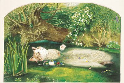 Ilustração de Cats Galore! Um Compêndio de Gatos Cultivados (pub. 2015) de Susan Herbert