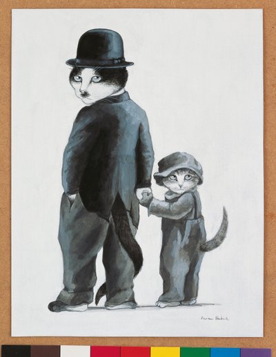 Ilustração de Cats Galore! Um Compêndio de Gatos Cultivados (pub. 2015) de Susan Herbert