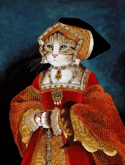 Ilustração de Cats Galore! Um Compêndio de Gatos Cultivados (pub. 2015) de Susan Herbert