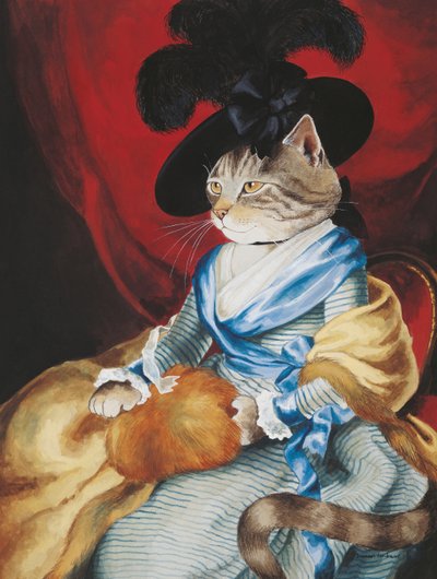 Ilustração de Cats Galore! Um Compêndio de Gatos Cultivados (pub. 2015) de Susan Herbert