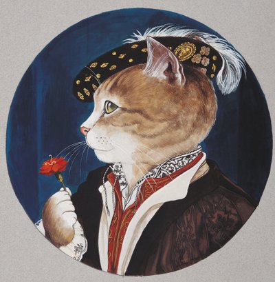 Ilustração de Cats Galore! Um Compêndio de Gatos Cultivados (pub. 2015) de Susan Herbert