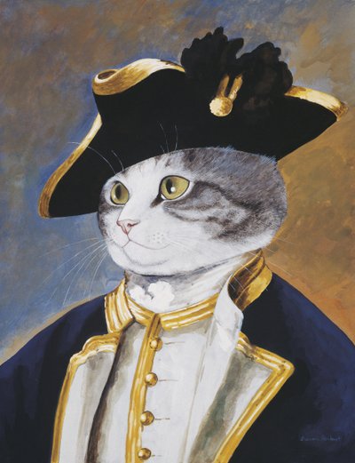 Ilustração de Cats Galore! Um Compêndio de Gatos Cultivados (pub. 2015) de Susan Herbert