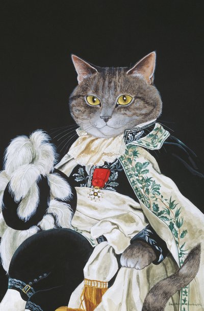 Ilustração de Cats Galore! Um Compêndio de Gatos Cultivados (pub. 2015) de Susan Herbert