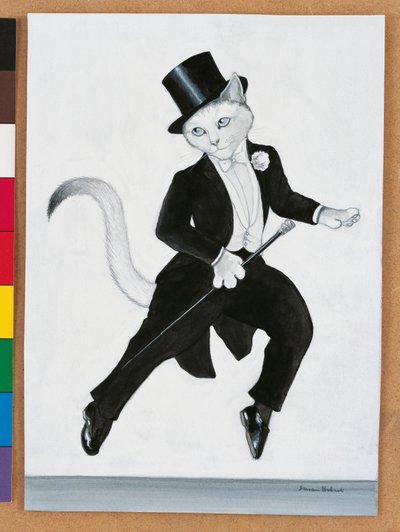 Ilustração de Cats Galore! Um Compêndio de Gatos Cultivados (pub. 2015) de Susan Herbert
