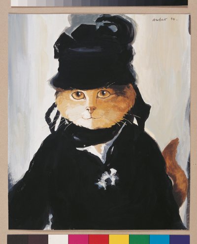 Ilustração de Cats Galore! Um Compêndio de Gatos Cultivados (pub. 2015) de Susan Herbert
