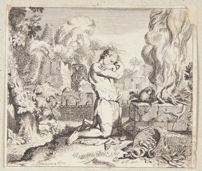 Sacrifício de Caim e Abel de Susanna Maria Dorsch