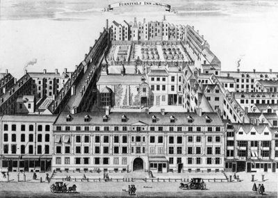 Furnival&39;s Inn, Holborn, Londres, 1754 de Sutton Nicholls