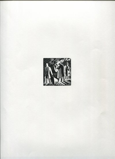 Carol Singers II (gravura em madeira) de Suzanne Cooper