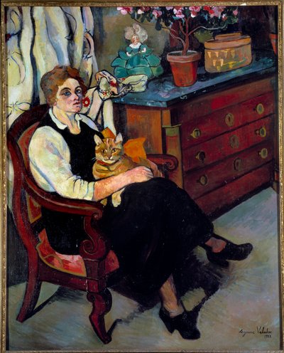 Miss Lily Walton Pintura de Marie-Clementine (Marie Clementine) Valadon, conhecida como Suzanne Valadon (1865-1938) de Suzanne Valadon