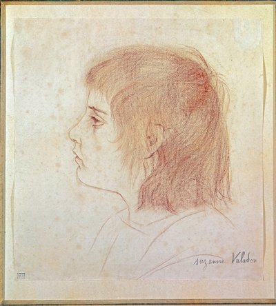 Retrato do pintor Maurice Utrillo em criança de Suzanne Valadon
