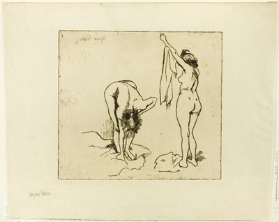 Duas mulheres se secando de Suzanne Valadon